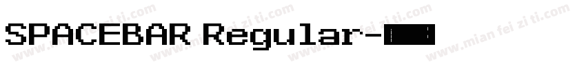 SPACEBAR Regular字体转换